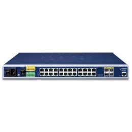 Planet IGSW-24040T v4 průmyslový L3 switch, 20x1Gb, 4x1Gb SFP, 36-60VDC, -40~75°C, IP30