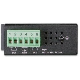 Planet ISW-500T, 5x 10/100Base-TX, ESD, DIN, IP30, -40~75°C