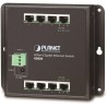 Planet průmyslový plochý switch 8x1Gb, 12-48VDC/24VAC, IP30, -10/60°C, fanless