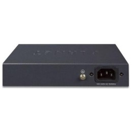 Planet FSD-604HP, PoE switch 4x PoE 802.3at 60W+ 2x 100Base-TX,VLAN,extend mód 10Mb/s do 250m, fanless,ESD