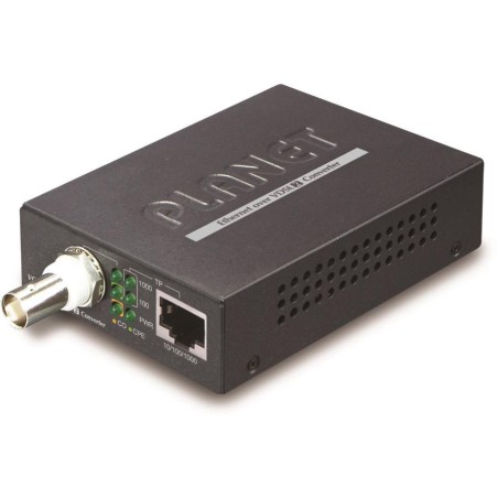 Planet VC-232G, VDSL2 konvertor, BNC(koax), 1000Base-T, master/slave, profil 30a, G.993.5 Vectoring, G.INP