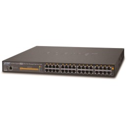 Planet UPOE-1600G Ultra PoE+ injektor, 16 portů, Gigabit, IEEE 802.3at 600W (60W/port), scheduler+watchdog