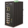 Planet IGS-4215-4P4T2S priemyselný L2 switch, 4x1Gb, 2x1Gb SFP, 4x PoE 802.3at 140W, 48-54VDC, -40~75°C, IP30