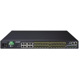 Planet XGS3-24242(v3) L3 switch, 8x1Gb, 24x1Gb SFP, 4x10Gb SFP+, HW/IP stack, 2xPower-in