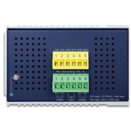 Planet IGS-12040MT L3 switch, 8x1Gb, 2x1Gb SFP, 2x2.5Gb SFP, dual 12-72VDC, -40~75°C, IP30