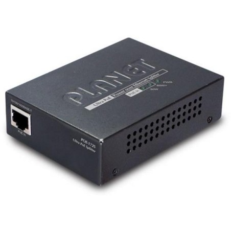 Planet POE-172S Ultra PoE splitter 802.3bt do 60W - výstup 12/19/24VDC, 1Gb