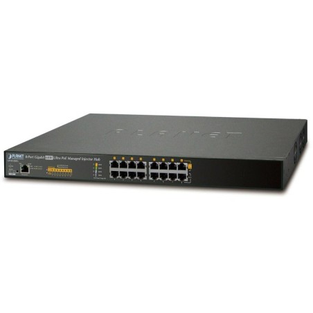 Planet UPOE-800G Ultra PoE+ injektor, 8 portů, Gigabit, 802.3bt 400W (90W/port), scheduler+watchdog