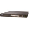 Przełącznik Planet FGSW-2624HPS L2, 24x100Mb, 2x1Gb SFP, 24x PoE 802.3at 220W