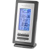 NEDIS weather station WEST201G/ indoor and outdoor/ digital/ wireless weather sensor/ weather forecast/ time/ LCD/ alarm clock
