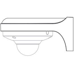 Dahua PFB203W Držák na zeď pro montáž stropní kamery Dahua HDW(EP/SP/RP), HDBW(RP/EP), SD22