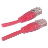 Kabel krosowy XtendLan Cat 5e UTP 0,25m czerwony
