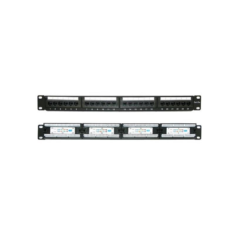 XtendLan Patch panel 19", 24 portů, Cat5e