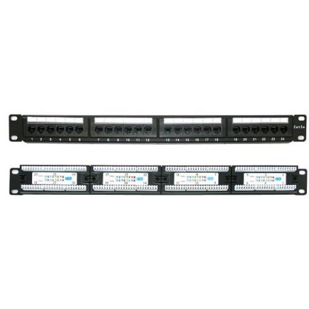 XtendLan Patch panel 19", 24 portů, Cat5e