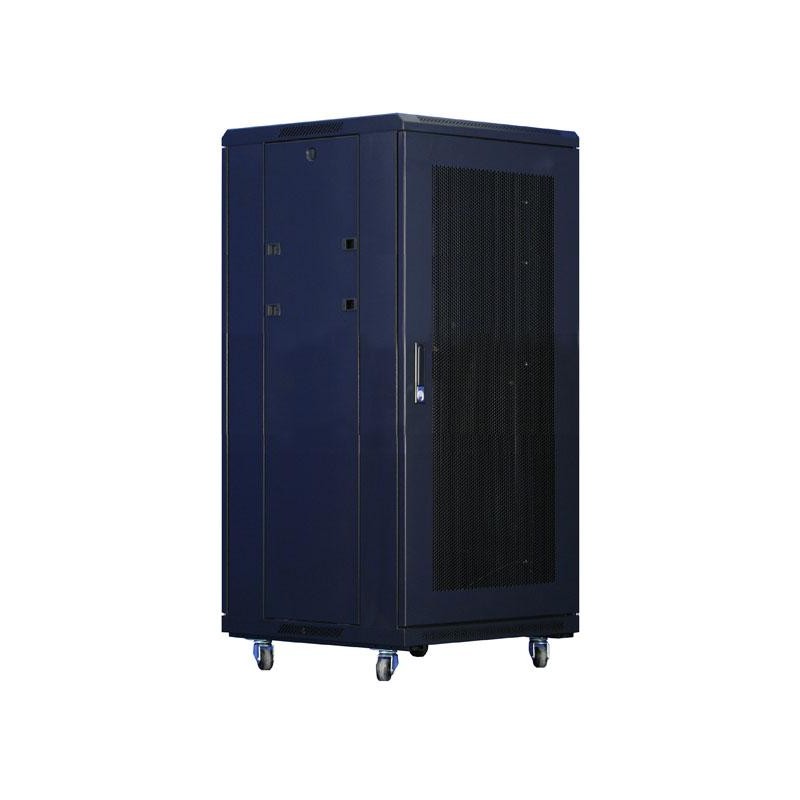 XtendLan 18U/800x1000 stojanový, černý, perforované dveře a záda