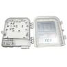XtendLan plastic distribution box for 8 branches, 2 cable ports, waterproof, coil