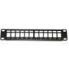 XtendLan Patch panel 10", 12 ports, 1U, unpopulated
