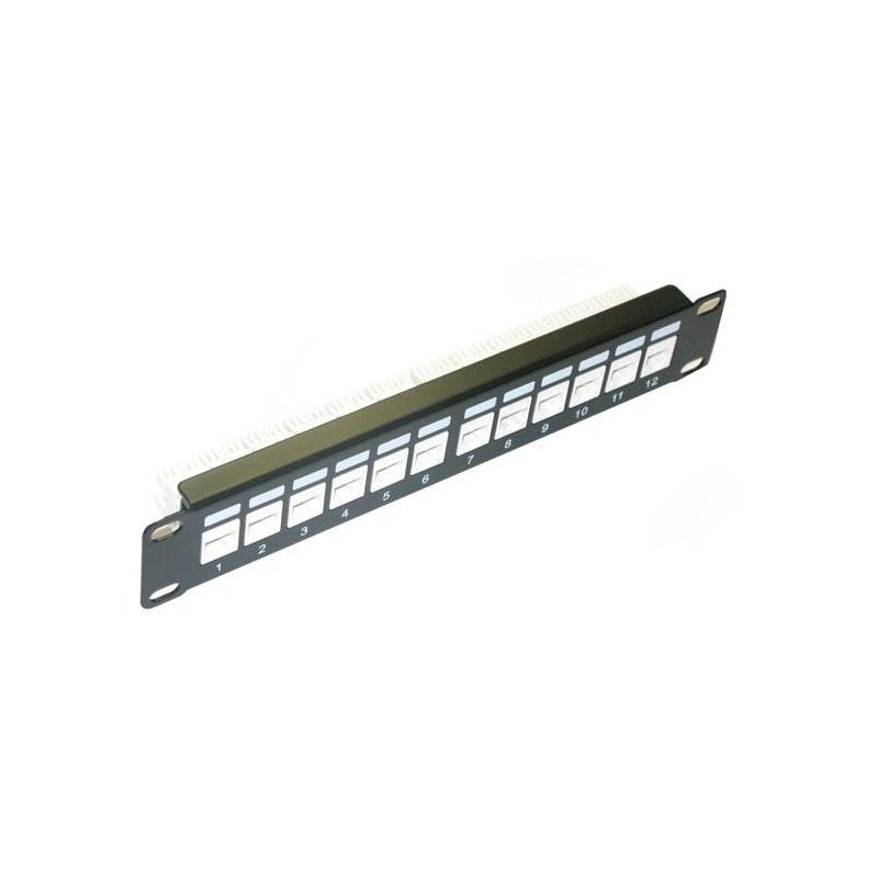XtendLan Patch panel 10", 12 portů, 1U, Cat6