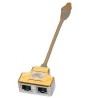 XtendLan T Splitter-Adapter 1xCAT5E auf 2xCAT5E