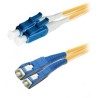 XtendLan FO patch LC-SC 0.5m 9/125 duplex, G.652d, LS0H