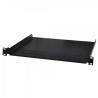 XtendLan Shelf 280mm, universal, 2HE, 45kg Tragkraft, schwarz