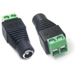 XtendLan Napájecí redukce plug/šroub - SAMICE 5,5/2,1mm (ke zdroji) na šroubovou svorkovnici