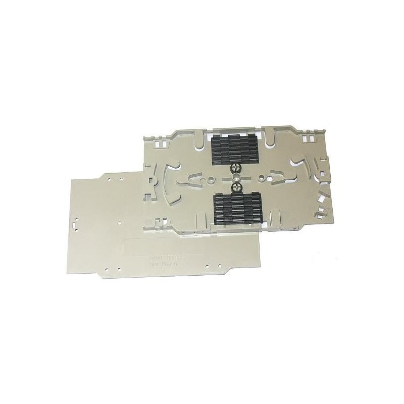 XtendLan plastová kazeta s pro uchycení 12 svarů průměru 2mm, svary vedle sebe