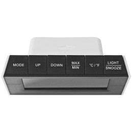 NEDIS meteostanice WEST404B/ vnitřní a venkovní/ digitální/ bezdrátový senzoru počasí/ předpověď počasí/ čas/ LED/ budík