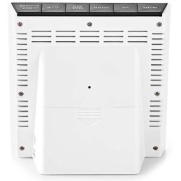 NEDIS meteostanice WEST404B/ vnitřní a venkovní/ digitální/ bezdrátový senzoru počasí/ předpověď počasí/ čas/ LED/ budík