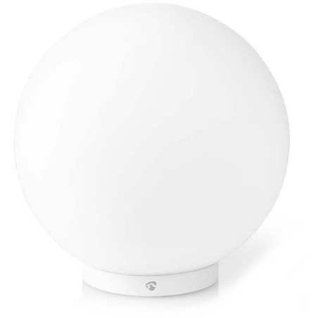 NEDIS Wi-Fi chytré náladové RGB světlo/ kulaté/ průměr 20 cm/ teplá až studená bílá/ 360 lm/ 5 W/ sklo/ Android & iOS