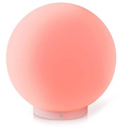 NEDIS Wi-Fi chytré náladové RGB světlo/ kulaté/ průměr 20 cm/ teplá až studená bílá/ 360 lm/ 5 W/ sklo/ Android & iOS
