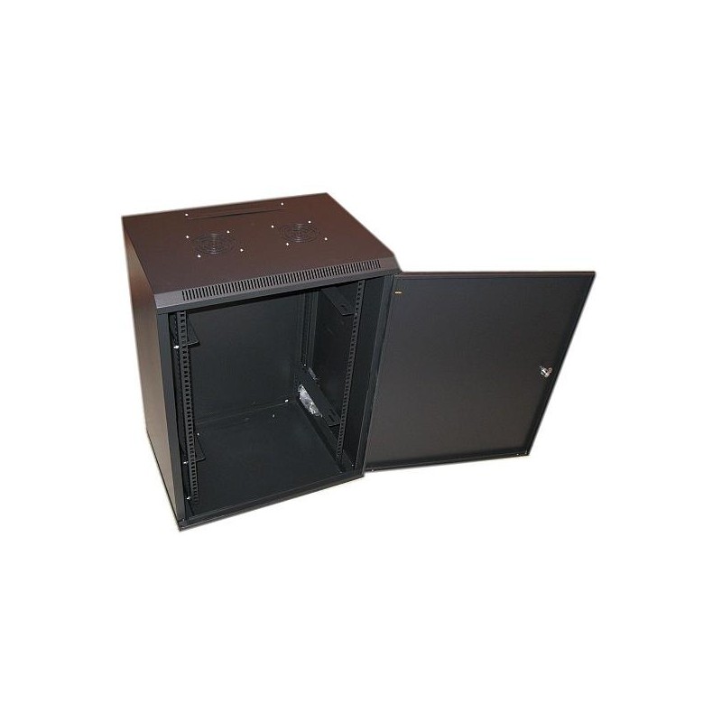 XtendLan 15U/600x450, na zeď, jednodílný, plné dveře, úprava proti vykradení