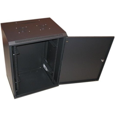 XtendLan 15U/600x450, na zeď, jednodílný, plné dveře, úprava proti vykradení