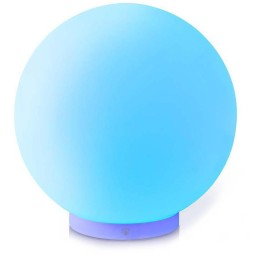 NEDIS Wi-Fi chytré náladové RGB světlo/ kulaté/ průměr 20 cm/ teplá až studená bílá/ 360 lm/ 5 W/ sklo/ Android & iOS
