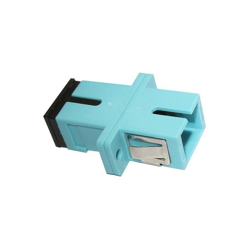 XtendLan SC-SC simplex adapter MM, OM3, azurová, do optických rozvaděčů