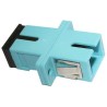 XtendLan SC-SC Simplex-Adapter MM, OM3, cyan, für optische Verteilerrahmen