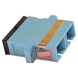 XtendLan SC-SC duplex adapter MM, OM3, azurová, do optických rozvaděčů