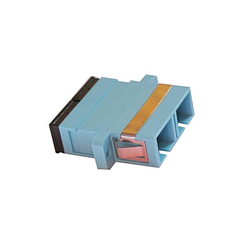 XtendLan SC-SC duplex adapter MM, OM3, azurová, do optických rozvaděčů