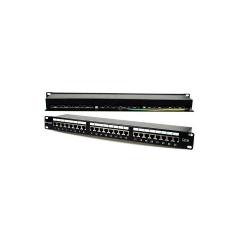 XtendLan Patch panel 19", 24 portů, stíněný, Cat5e
