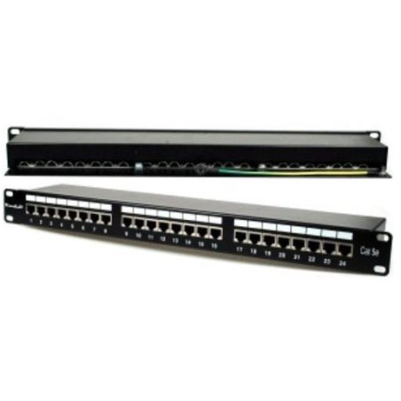 XtendLan Patch panel 19", 24 portů, stíněný, Cat5e