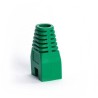 XtendLan RJ45 connector protection green (cutout)