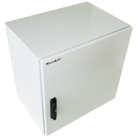 XtendLan Venkovní rozvaděč pro 19", 12U, hloubka 420mm, IP55, 3-bodový zámek, šedý