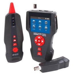 XtendLan Tester STP+PSTN+coax+USB, LCD displej, měření délky vedení, test PoE a PING, sonda