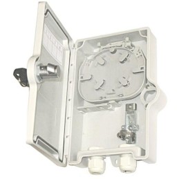 XtendLan plastový rozvaděč, 2 kabelové porty, 2x SC simplex, voděodolný Ip65