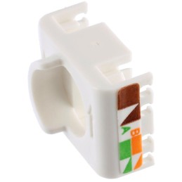 XtendLan Keystone jack RJ45, zaklapávací, CAT6, STP, instalace bez nástrojů