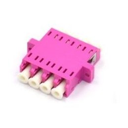 XtendLan LC-LC quad adapter, MM, OM4, fialová, do optických rozvaděčů