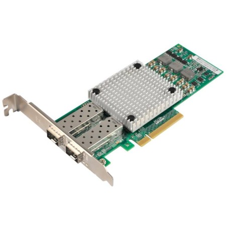 XtendLan PCI-E síťová karta, 2x 10Gbps SFP+, BCM57810S, PCI-E x8, funkční s Mikrotik, low profile