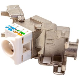 XtendLan Keystone jack RJ45, CAT5e, STP, zaklapávací zezadu