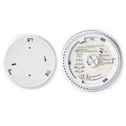 NEDIS detektor oxidu uhelnatého/ EN 14604 / EN 50291/ hlasitost 85 dB/ napájení z baterie/ životnost 10 let/ bílý