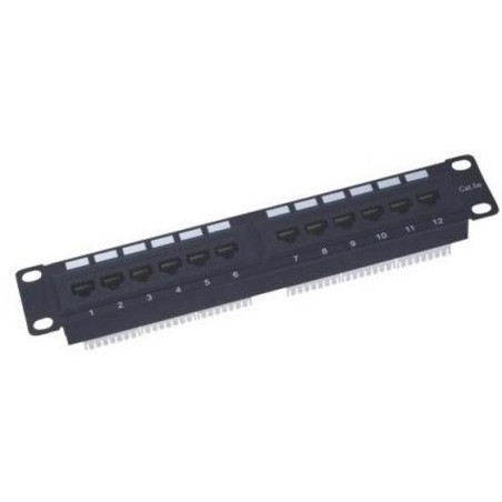 XtendLan Patch panel 10", 12 portů, 1U, Cat5e