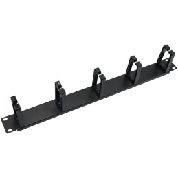 XtendLan Vyvazovací panel 1U, plastové úchyty 5x